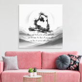 Yoga Reiki One-Legged King Pigeon Pose Waterverf Canvas Afdruk (Insitu (Woonkamer))