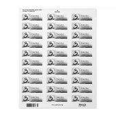 Yoga Reiki One-Legged King Pigeon Pose Waterverf Etiket (Full Sheet)