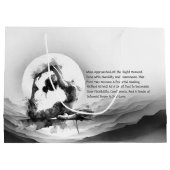 Yoga Reiki One-Legged King Pigeon Pose Waterverf Groot Cadeauzakje (Achterkant)