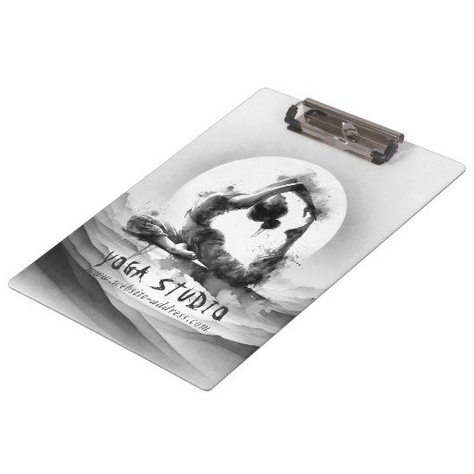 Yoga Reiki One-Legged King Pigeon Pose Waterverf Klembord (Gekanteld)