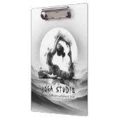 Yoga Reiki One-Legged King Pigeon Pose Waterverf Klembord (Links)