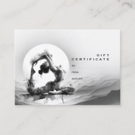 Yoga Reiki One-Legged King Pigeon Pose Waterverf Kortingskaartje