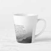 Yoga Reiki One-Legged King Pigeon Pose Waterverf Latte Mok (Rechts)