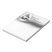 Yoga Reiki One-Legged King Pigeon Pose Waterverf Notitieblok (Linkerzijde)