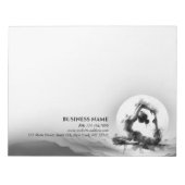 Yoga Reiki One-Legged King Pigeon Pose Waterverf Notitieblok (Voorkant)