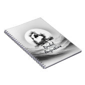 Yoga Reiki One-Legged King Pigeon Pose Waterverf Notitieboek (Rechterzijde)