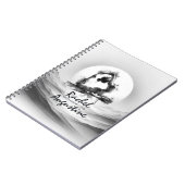 Yoga Reiki One-Legged King Pigeon Pose Waterverf Notitieboek (Linkerzijde)