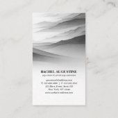 Yoga Reiki One-Legged King Pigeon Pose Waterverf Visitekaartje (Achterkant)