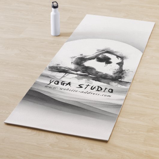 Yoga Reiki One-Legged King Pigeon Pose Waterverf Yogamat (In situ)