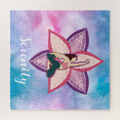 Yoga Reiki Puzzle verhitten met behulp van geperso Legpuzzel (Horizontaal)