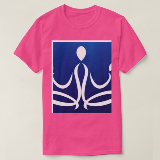 yoga relaxatievorm t-shirt (Design voorkant)