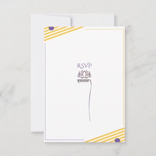 Yoga Respons Kaart (Achterkant)