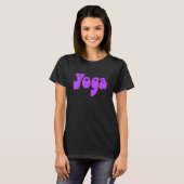 Yoga Retro Vibe T-shirt (Voorkant volledig)