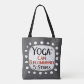 Yoga Review 5 sterren Canvas tas (Achterkant)
