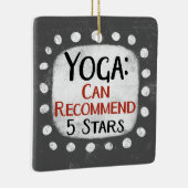 Yoga Review 5 sterren Ornament (Rechts)