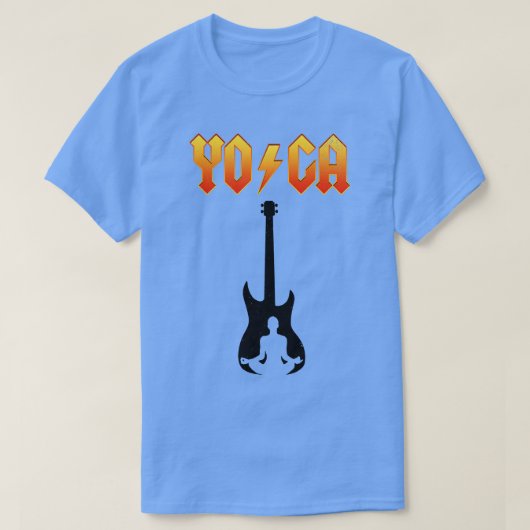 Yoga Rocks 1 T-shirt (Design voorkant)