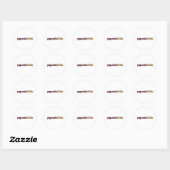 Yoga Rocks. Apparel Ronde Sticker (Vel)