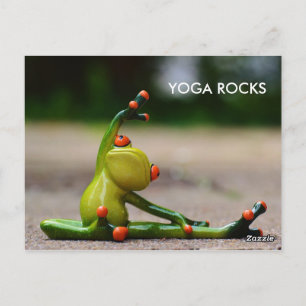 Yoga Rocks Briefkaart