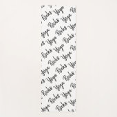 Yoga Rocks White en Black Yoga Mat (Voorkant)