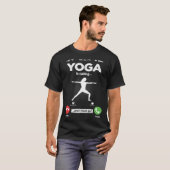 Yoga roept dat ik moet gaan fitness hobby meditati t-shirt (Voorkant volledig)