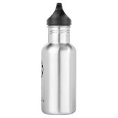 Yoga roestvrij stalen flesje waterfles  (Rechts)