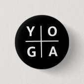 Yoga Ronde Button 3,2 Cm (Voorkant)