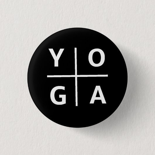 Yoga Ronde Button 3,2 Cm (Voorkant)