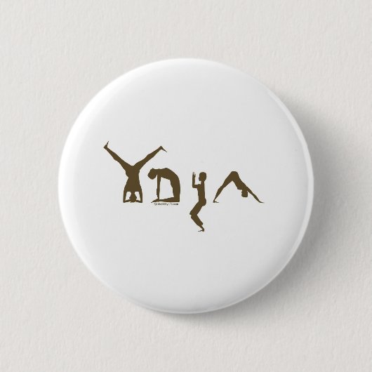 Yoga Ronde Button 5,7 Cm (Voorkant)