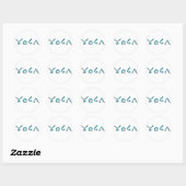 Yoga Ronde Sticker (Vel)