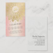 Yoga Roos Gold Mandala OM Sign Class Pass Loyalty (Voorkant / Achterkant)