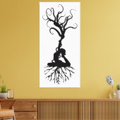 Yoga Roots Canvas Afdruk (Insitu (Woonkamer))