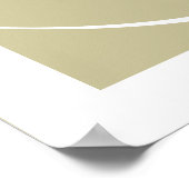 Yoga & Roze Lotus Flower White om Spiritueel Poste Poster (Hoek)