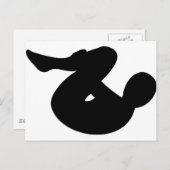 yoga - salto briefkaart (Voorkant / Achterkant)