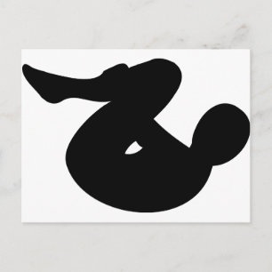 yoga - salto briefkaart