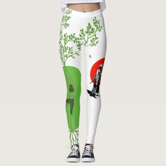 yoga & samurai leggings (Voorkant)