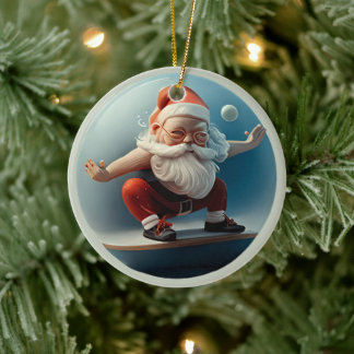 Yoga Santa Keramisch Ornament