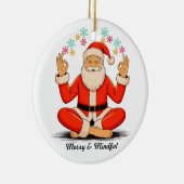 Yoga Santa Keramisch Ornament (Rechts)