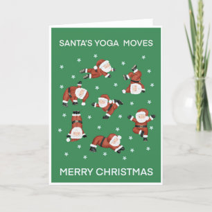Yoga Santa Vakantie Kaart