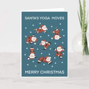 Yoga Santa Vakantie Kaart