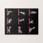 Yoga Schnauzer Dog Funny Jig Saw Puzzle Legpuzzel (Horizontaal)