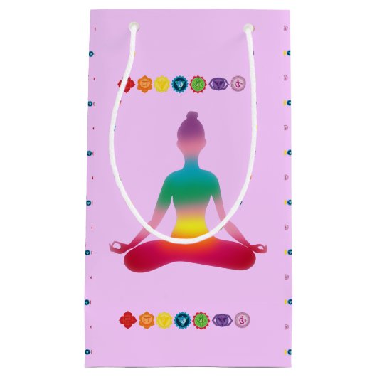 Yoga Seven Chakras Klein Cadeauzakje (Voorkant)