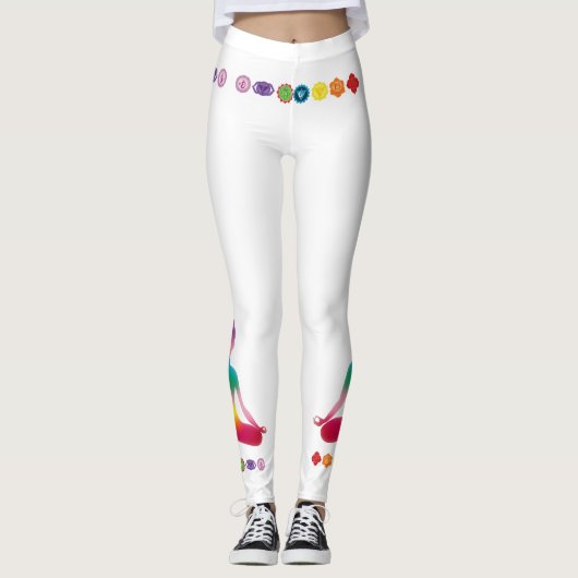Yoga Seven Chakras Leggings (Voorkant)