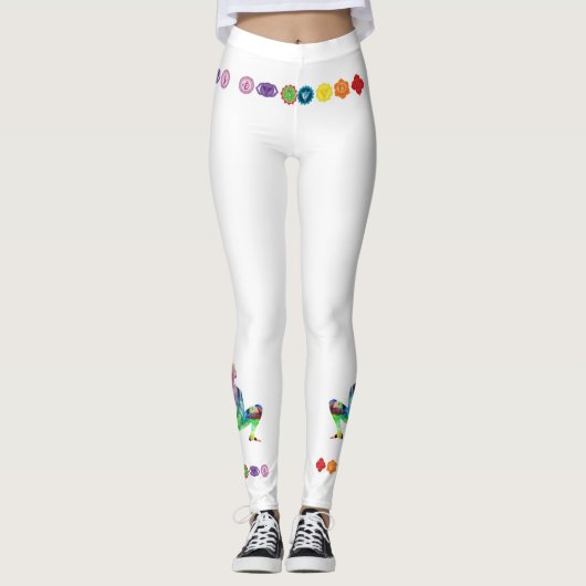 Yoga Seven Chakras Leggings (Voorkant)