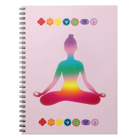 Yoga Seven Chakras Notitieboek (Voorkant)