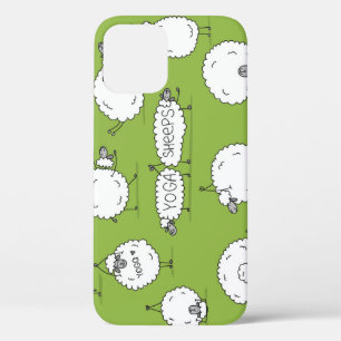 Yoga Sheep: Whimsical Sketch plezier. Case-Mate iPhone Case
