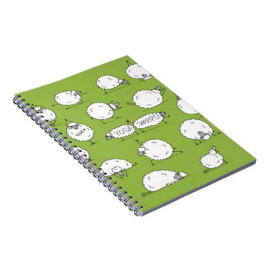 Yoga Sheep: Whimsical Sketch plezier. Notitieboek (Rechterzijde)