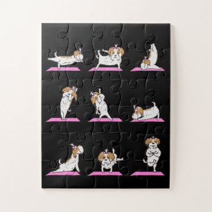 Yoga Shih Tzu Dog Funny Jig Saw Puzzle Legpuzzel