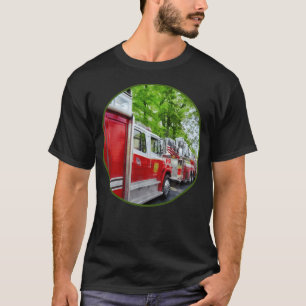 Yoga-shirt voor lange-lijnenontwerp t-shirt