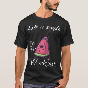 yoga shirt watermeloen