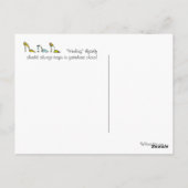 Yoga Shoes briefkaarten (Achterkant)